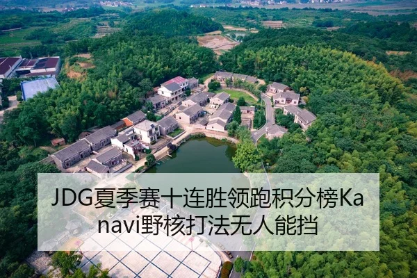 JDG夏季赛十连胜领跑积分榜Kanavi野核打法无人能挡